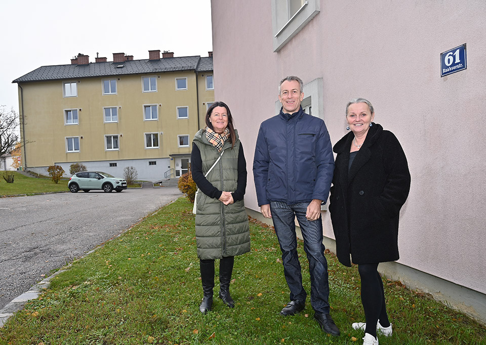 Geschäftsführerin Mag. Petra Zach, Geschäftsführer Wolfgang Berger und StR Maria van Dyck (v. li) Foto: Gabriele Hohenegger 